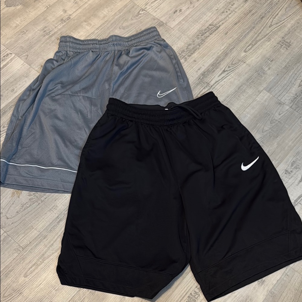 Nike Dual-Tone Athletic Shorts